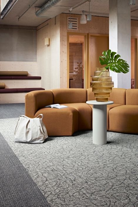 Unspooled: Past Forward Collection Carpet Tile by Interface